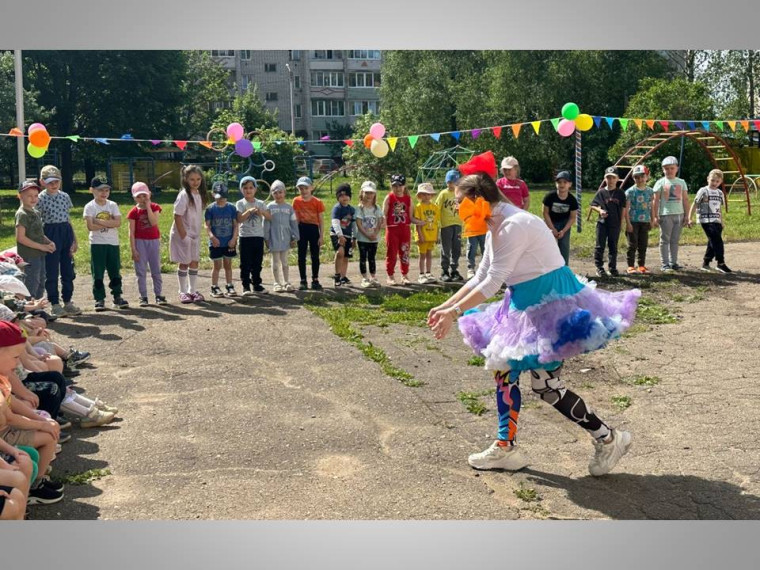 День защиты детей в детском саду.